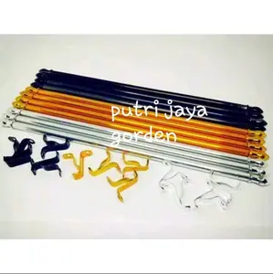 Stik Alumunium Stick Gorden Ikat Minimais Stik Gorden Kupu-Kupu