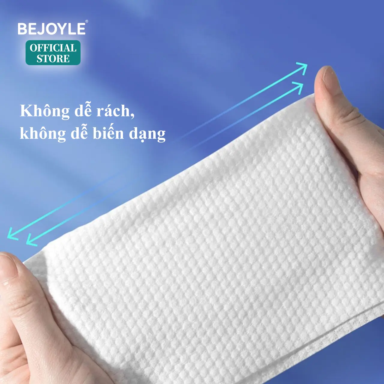 【W】Khăn mặt khô Bejoyle dùng 1 lần nhật bản cao cấp Khăn lau mặt dùng một lần không vi khuẩn khăn ướt Làm Đẹp Da Chăm Sóc Da  mềm mịn - vệ sinh - tiện dụng 50 tờ/gói, kích cỡ 15x20cm Tẩy trang