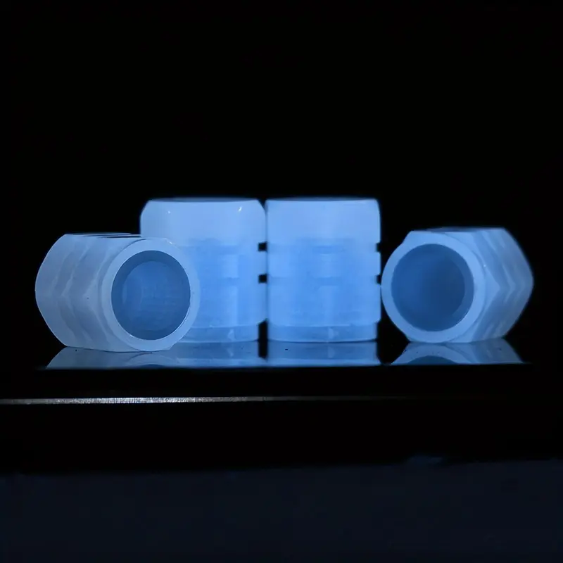 Car Tire Valve Stem Cap, Luminous Automotive Tire Valve Stem Cover, Luminous Valve Caps Suitable for Cars, Motorcycles & Bicycles, Vehicle, Wheel, Tyre Caps, Auto Parts 7