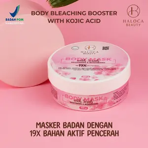 [ HALOCA BEAUTY ] Body Bleaching Body Mask With Scrub