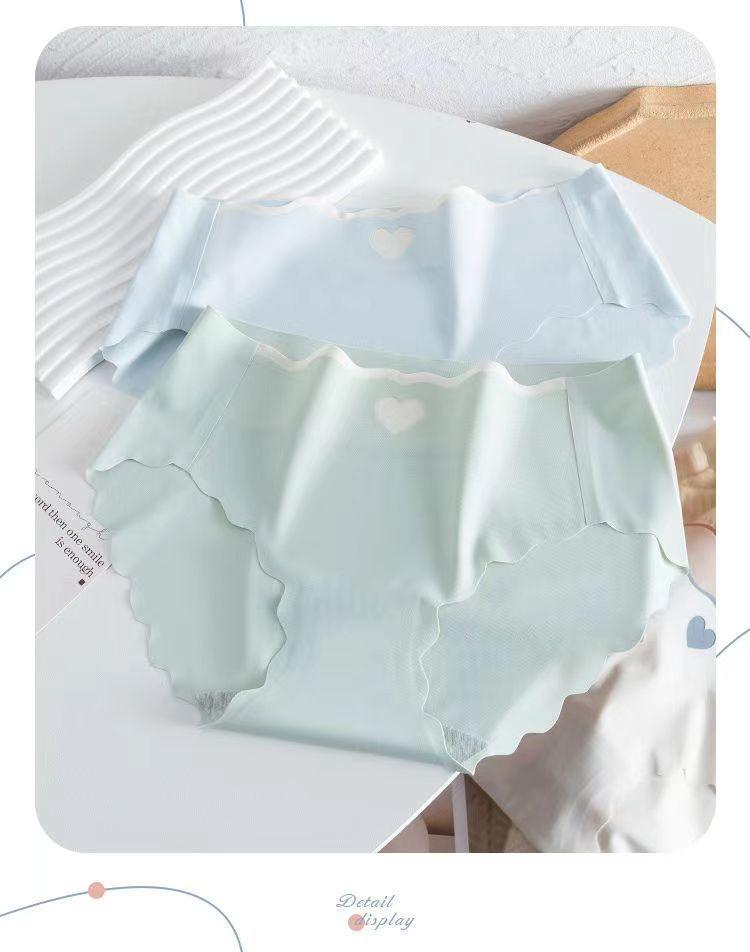 Product Introduction of Quần Lót Lụa Lạnh Mùa Hè, Dành Cho Phụ Nữ Và Trẻ Em Gái, Thiết Kế Không Đường May Mới, Kháng Khuẩn, Đáy Quần Cotton Nguyên Chất, Quần Đùi Tam Giác cạp vừa Gợi Cảm, Thích Hợp Cho Các Hoạt Động Mùa Hè Women 14