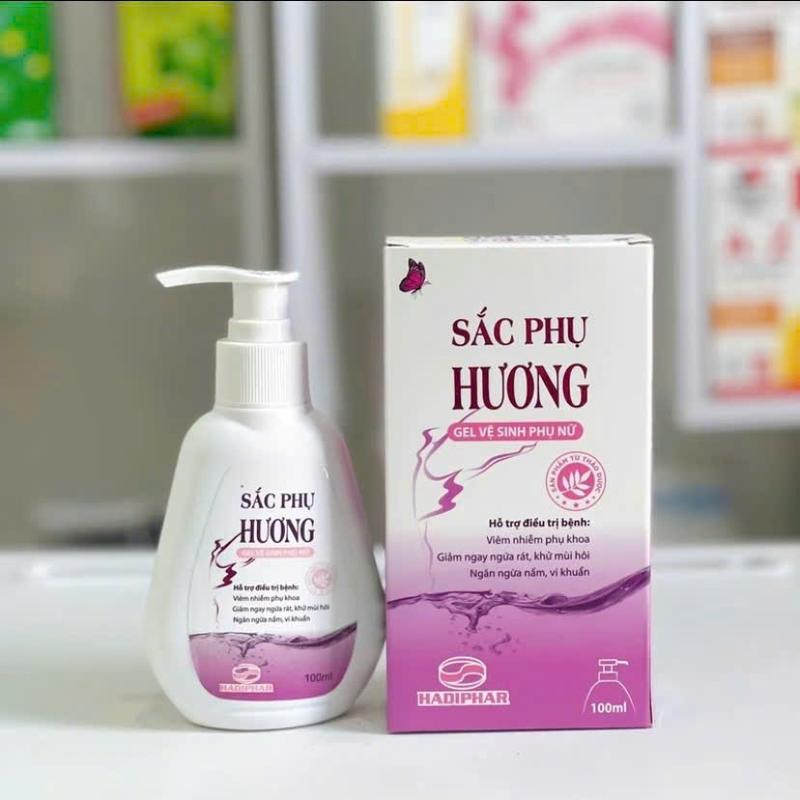 Dung dịch vệ sinh phụ nữ sắc phụ hương thơm dịu nhẹ sạch sẽ 100ml( mua 3 tặng 1 )