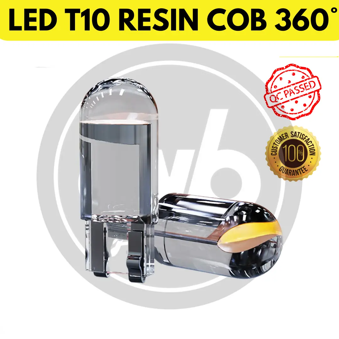LAMPU LED T10 RESIN COB 360 FULL KACA SEIN SENJA MOBIL MOTOR 360°