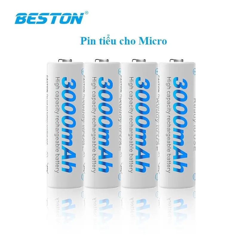 Pin sạc BESTON AA AAA, Sạc pin chính hãng BESTON, BẢO HÀNH 1 NĂM | Mic không dây, máy ảnh, điều khiển ( Pin 1.2V ) Phụ Kiện 3
