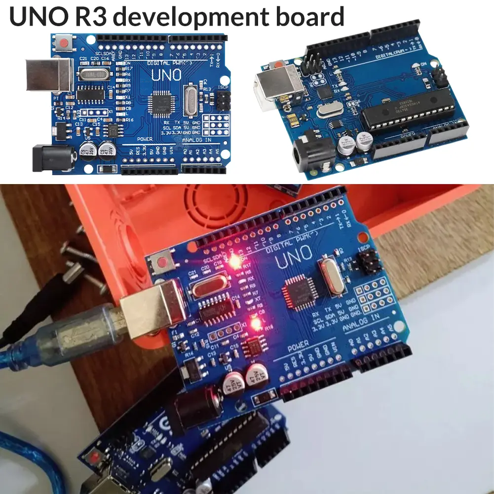 Uno R3 Board ATmega328P CH340G for Arduino Projects Robotics IoT ...