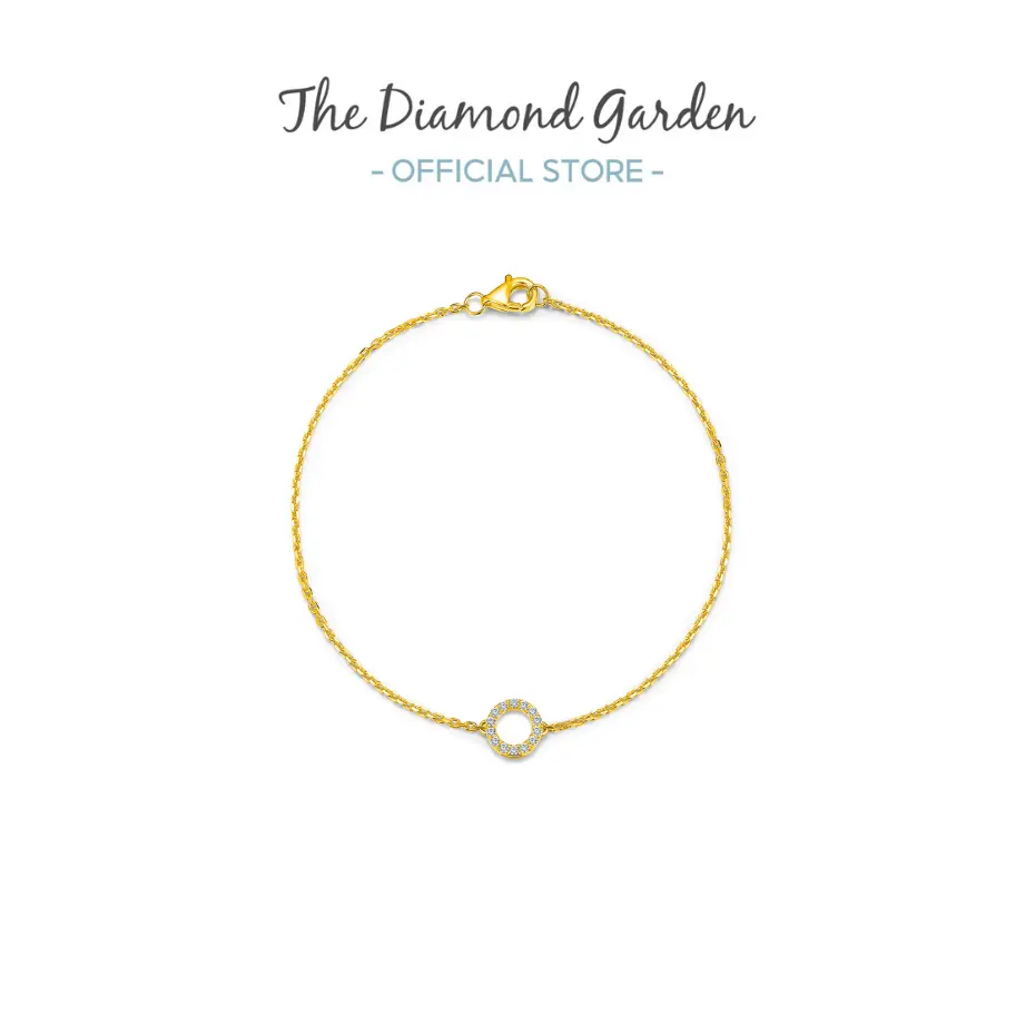 TDG 10K Gold Lab Grown Diamond Bracelet