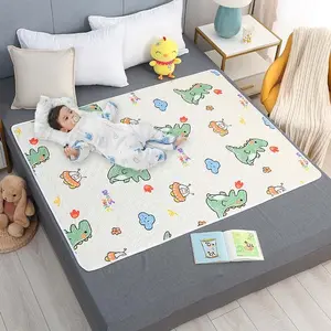 Waterproof Mattress Protector Katun EVA Cotton Reusable Incontinence Reusable Mattress Protector Alas Ompol Dewasa