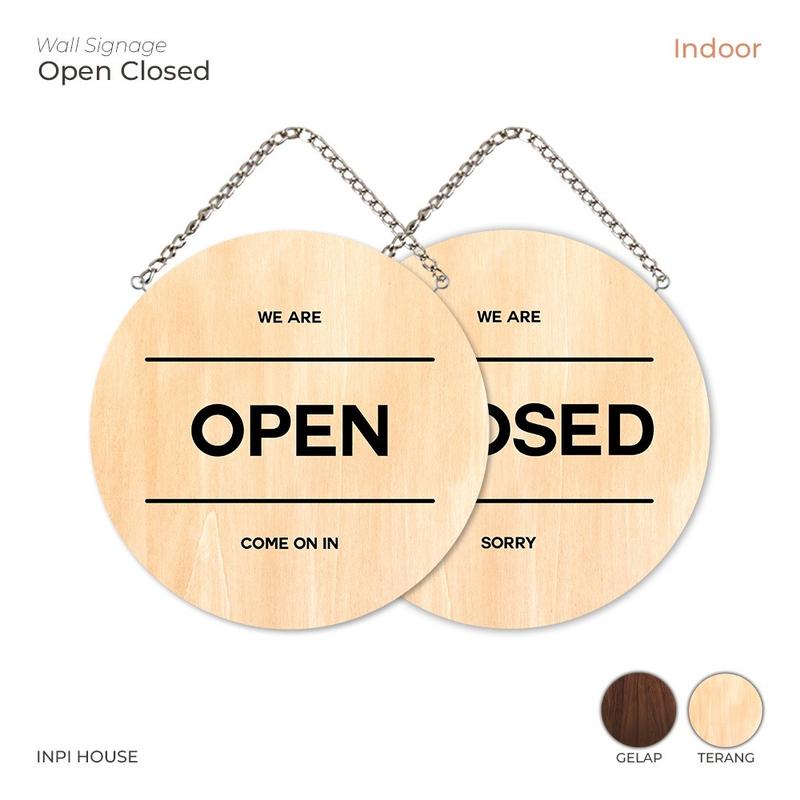 Open close Sign - open closed signage - TikTok Shop Philippines