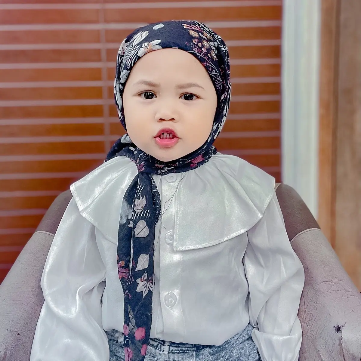 (MIMMI.ID) Moana Jilbab Motif Inner Anak 1-6 Tahun  Kerudung Lucu Bayi Bahan Dolby Printing Muslim