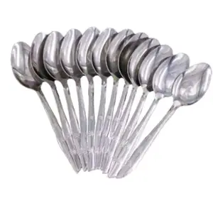 SENDOK isi 12 pcs stainless steel makan kitchenware mangkok  styrofoam ramah lingkungan mangkuk dessert