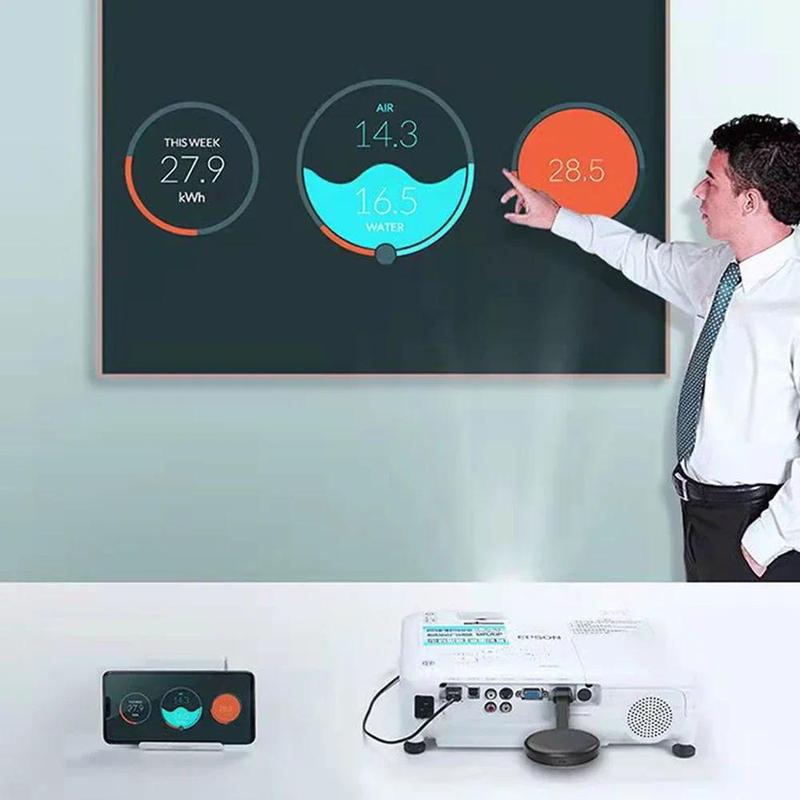 Product Introduction of E38 Mini Wireless Screen Projector 1920x1080 Resolution Device Mobile Phone Connected To TV Monitor for IOS Android Windows 22