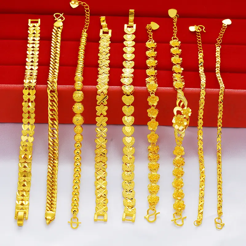 Vòng Tay Nữ, Hợp Kim Đồng, Thời Trang, Thiết Kế Linglong, Cỏ May Mắn, Hoa Giàu Có Và Quý Phái Đuôi Phượng Hoàng, Nhiều Vòng Tay Có Sẵn vòng  tay móc  khoá