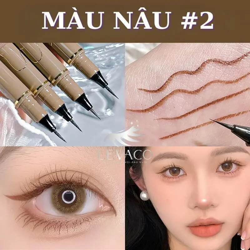 Bút Kẻ Mắt Makeup Dụng Cụ Làm Đẹp Trang Điểm Chăm Sóc Sắc Đẹp BVM04 Độ nét mảnh 0,005mm 3