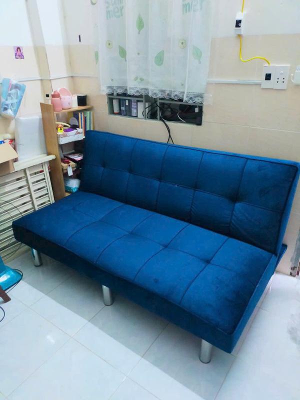 Sofa bed cao cấp 1m7x96cm, hàng loại 1, chất lượng tốt, giá cả hợp lý, thiết kế phù hợp cho phòng khách nhỏ gọn 7