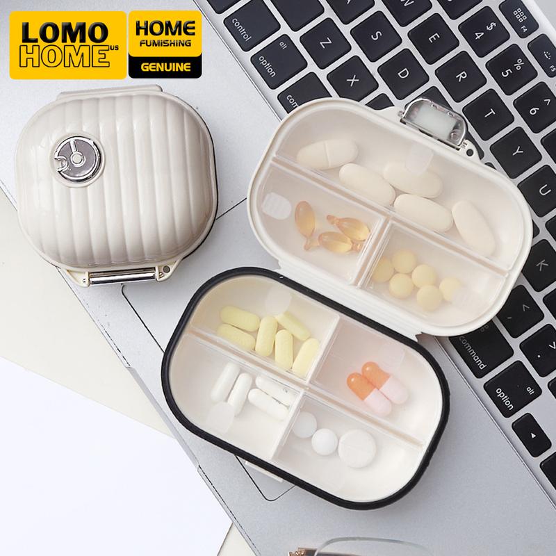 Hộp đựng thuốc mini 7 ngày LOMO chống ẩm hộp chia thuốc 7 ngày 7 ngăn cao cấp nhỏ gọn dễ dàng mang theo