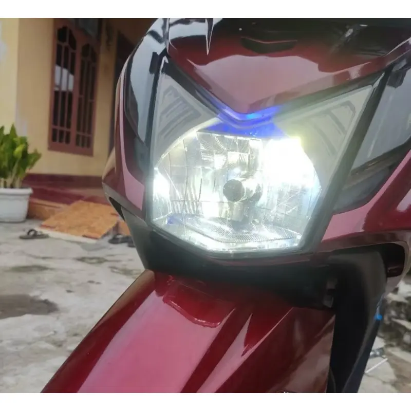 COD Bholam lampu led ac dc h6 2sisi 8 LED h6 matic bebek universal 3