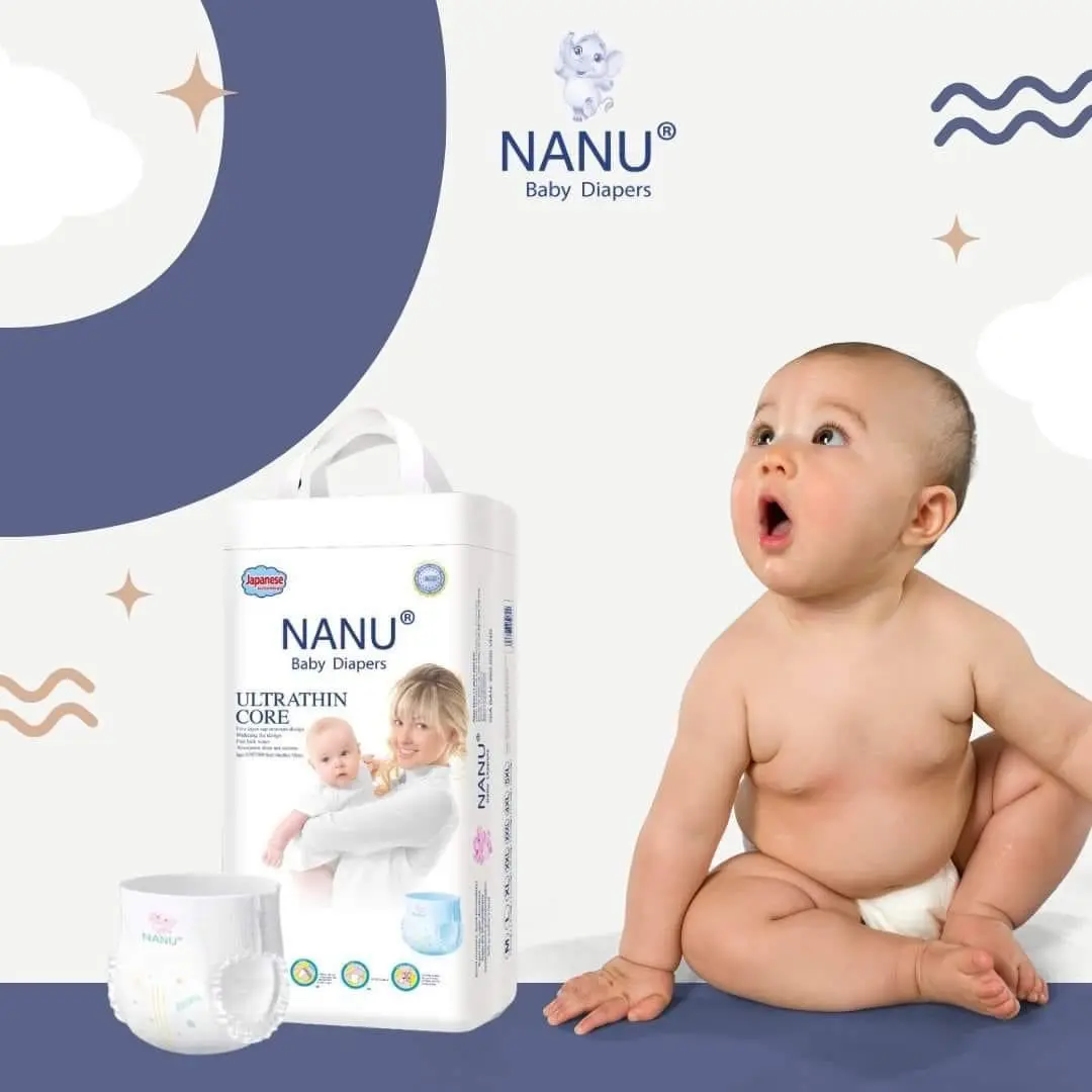 [COMBO 2 GÓI 100 MIẾNG] Tã/Bỉm Quần NANU đủ size S100/M100/L100/XL100/XXL100/XXXL100