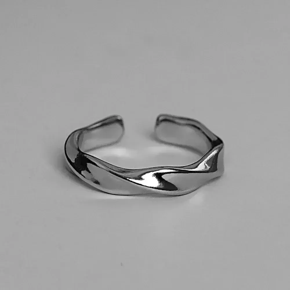 Ring, Men's and Women's Popular Design, Metal Twist, Easy To Open, Adjustable Ring, Jewelry, Wedding Anime