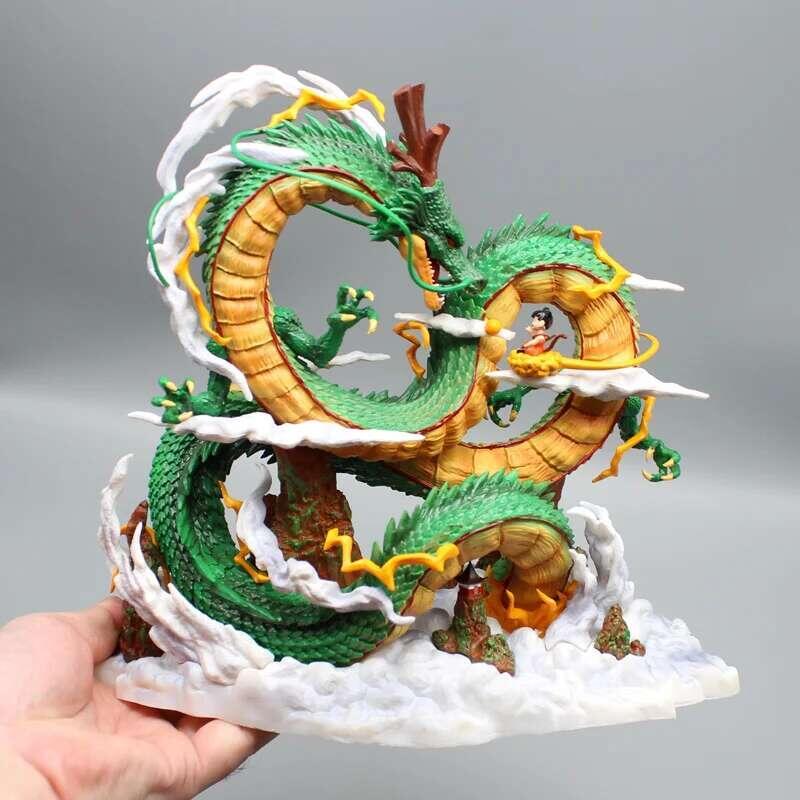 Dragon Ball Anime Figure 22cm Figures Goku And Shenron Fig Pvc Statue Model Doll Collection Ornament Kids Toy Gifts 4