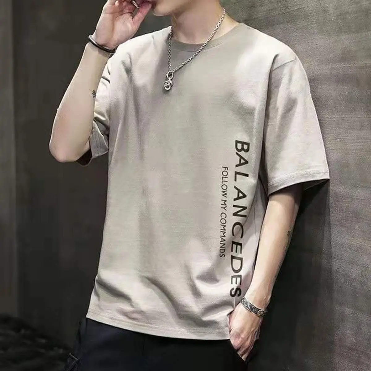 Áo thun nam, áo phông nam basic in hình Blancedes tay ngắn cổ tròn Unisex chất liệu cotton 1oo% co giãn 4 chiều mềm mại
