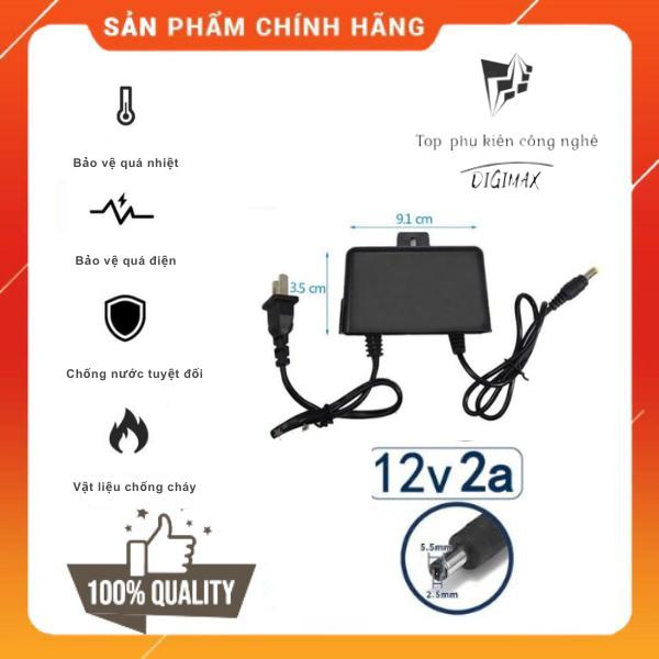  { Loại xịn tốt } Nguồn Tai Treo Điện DC 12v-2A - Nguồn dùng cho camera giám sát  hikvision dahua hiviz  và Camera wifi ngoài trời - Chống nước ngoài trời tuyệt đối 