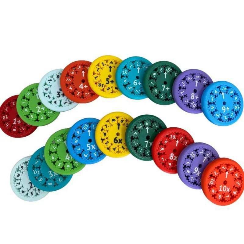 Product Introduction of Math Fidget Spinner, 18pcs/set Educational Spinning Toy, Learning Arithmetic Educational Toy, School & Educational Supplies 2