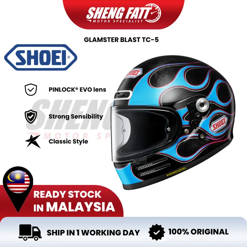 Shoei glamster - TikTok Shop Malaysia