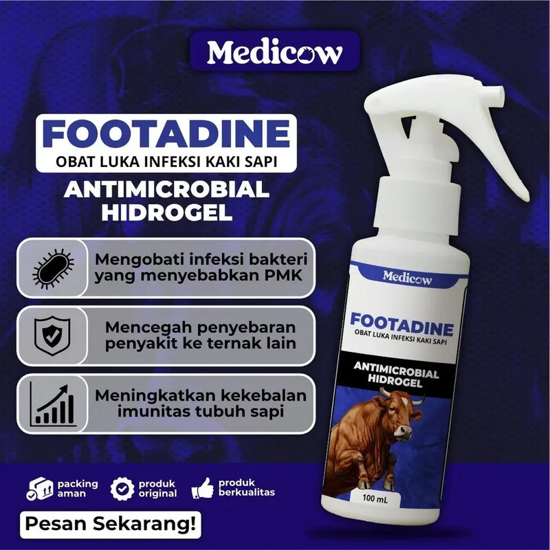 Medicow Footadine obat luka infeksi kaki sapi - Shop | Tokopedia
