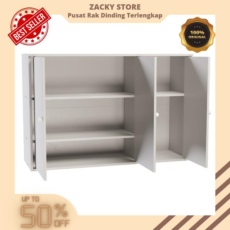 Lemari Dapur Gantung Minimalis Kitchen Set Multifungsi Rak Dapur Serbaguna Hemat Ruang Tempel Dinding Type 053/054/057L/057M/056L/056M Furniture 6