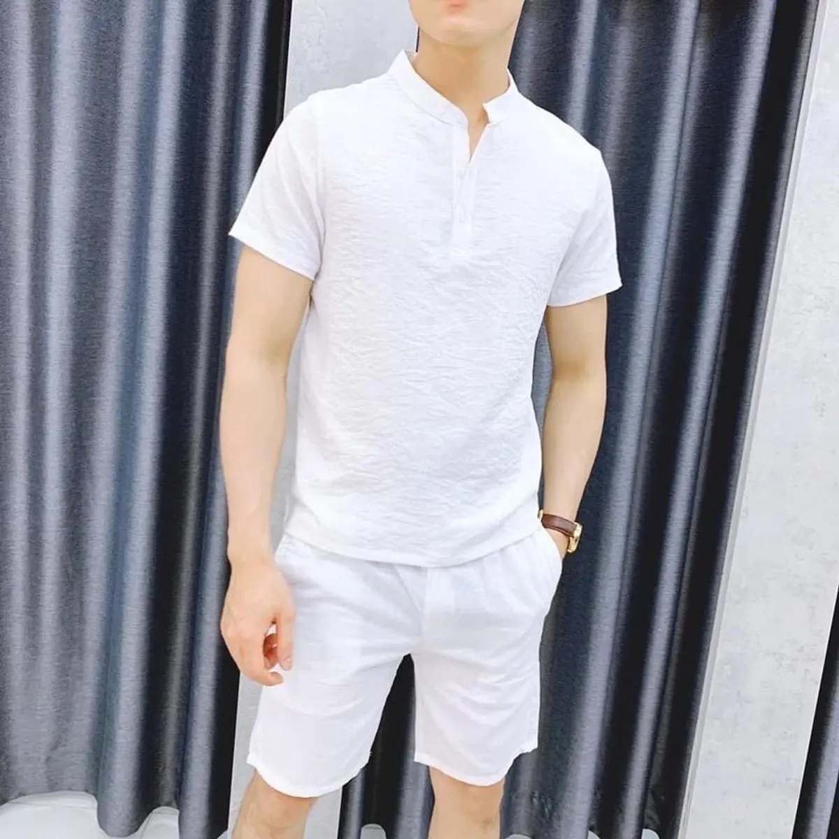 Bộ quần áo đũi nam trẻ trung , thoáng mát Menswear