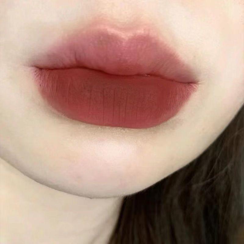 Điều chỉnh màu sắc tuyệt vời! Son Kem Bóng, Tạo Không Khí Ngầu, Giá Trị Cao, Lớp Hoàn Thiện Lì Dễ Phối Đồ Hàng Ngày, Hiệu Ứng Làm Sáng, Thích Hợp Cho Học Sinh, Son Môi Đắp Mặt Nạ Cosmetic Women 2