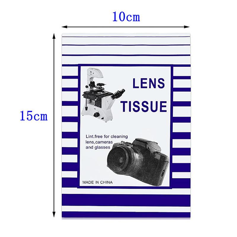 Product Introduction of 50 Pcs / Lens Paper 10 * 15cm Large Lens Wiping Paper Single Mirror Microscope COD 17