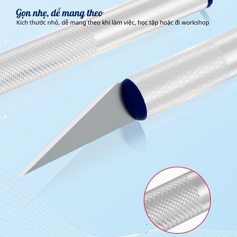 Dao cắt washi tape tỉa sticker dụng cụ dán bullet journal tiện lợi kèm 6 lưỡi dao