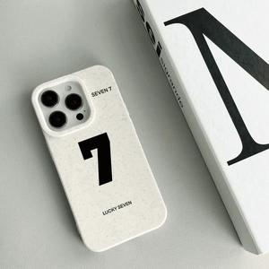 Number 7 Compatible with Apple 16 Pro Max Phone Case iPhone 15 Plus New 14/13/12/11 Soft Case