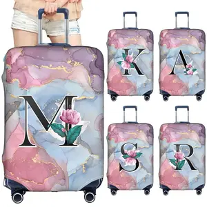 New Penutup koper Luggage Cover Suitcase Protective Cover Whitemarble Series Durable Travel Case Covers for 18-32 inch