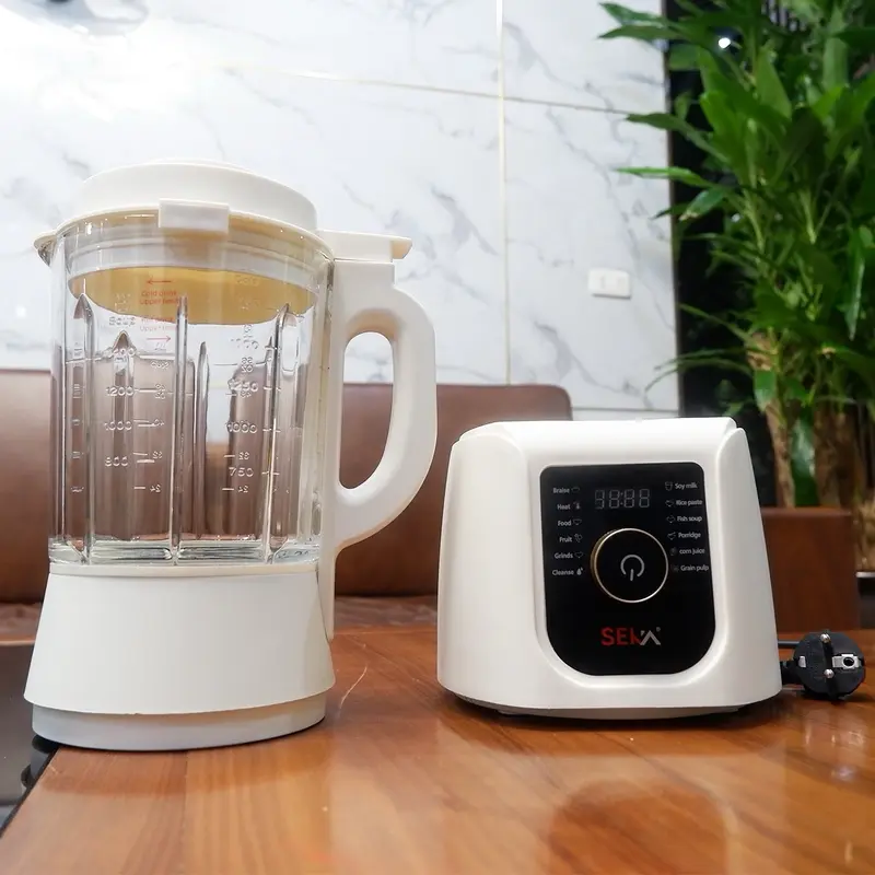 Máy làm sữa hạt Seka E300 - 12 Chức Năng, Cối Thuỷ Tinh 1.75 Lít - Xay Sinh Tố 7