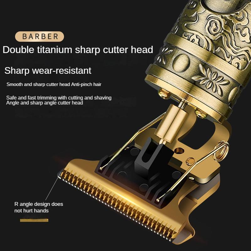 Electric Hair Clipper Set, 2 Counts Rechargeable Hair Clipper, Professional Hair Trimmer for Men, Hair Clipper Set with Comb Heads, Great for Men Stylists Barber Barbershop Salon Home Use 7