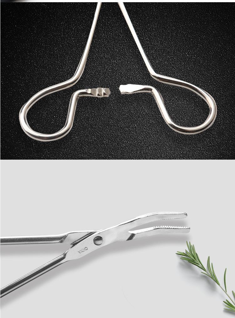 Product Introduction of 2pcs Stainless Steel Ear Plucking Pliers for Dog Ear Hair & Hemostat Grooming Tweezers for Pet Ears Hair Cleaning Tools Pet Supplies 6
