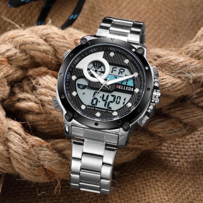 HOT SELLING BELLEDA WATCH FOR MEN(B-9300) Analog-Digital Waterproof ...