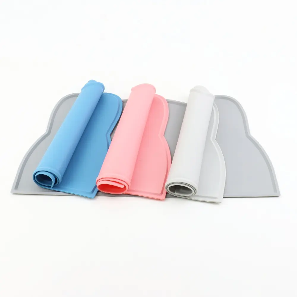 Silicone Pet Mat Pet Food Feeding Pad Waterproof Dog Cat Bowl Food Mat Puppy Feeder Tray Water Cushion Placemat Pet Supplies