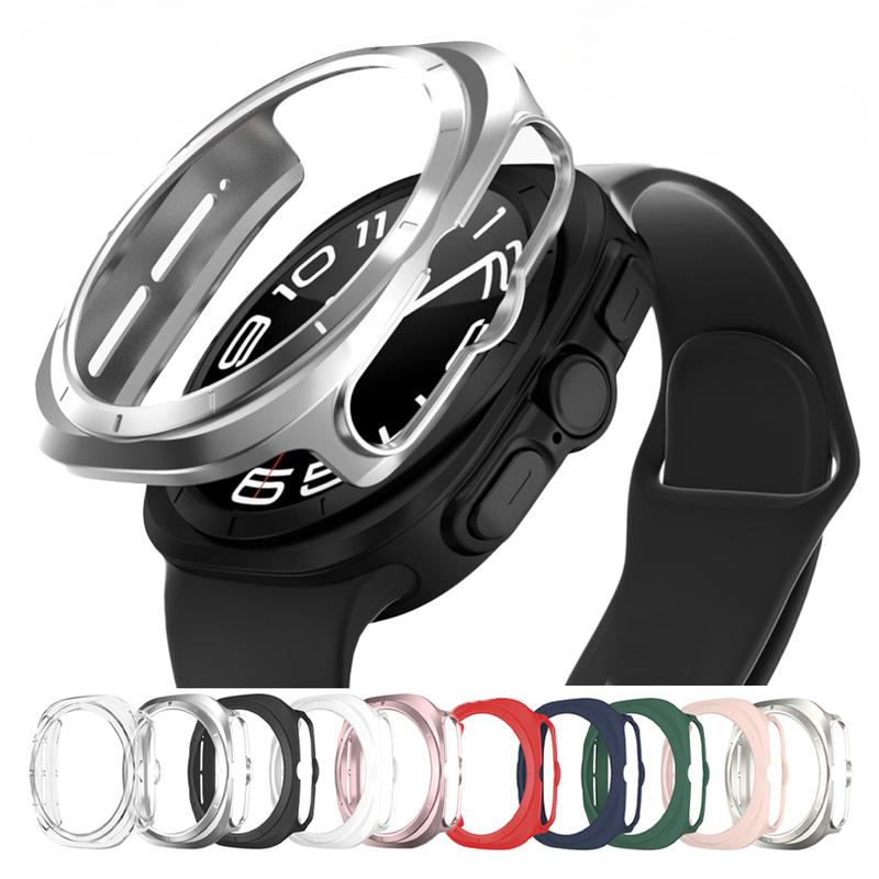 Case for Samsung Galaxy Watch Ultra 47mm PC Protector Luxury CASE Correa for WATCH ULTRA 47MM Full Protective Frame Bumper Cover Accessories Wearable Protection 6