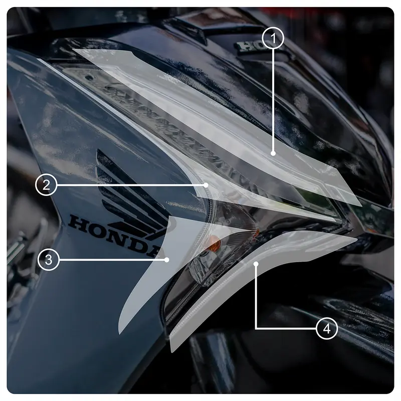 Decal demi xe FUTURE chuyển màu cao cấp chống trầy đèn định vị xe honda Future 2
