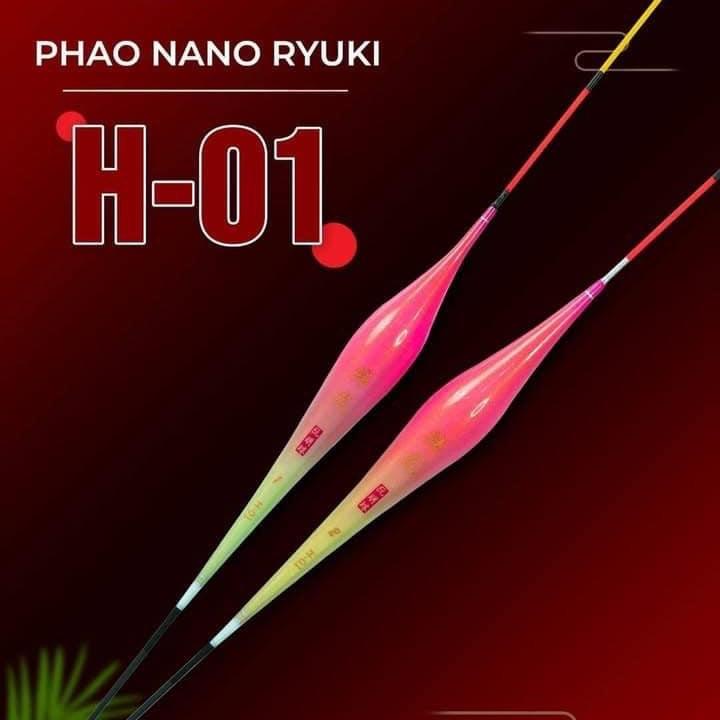 Phao Nano Câu Trắm Ryuki H01-02-03 - Phao Câu Rơi, Câu Lửng, Câu Đáy ( mẫu phao mới ra mắt)