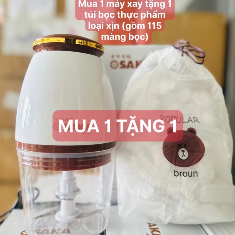 [Mua 1 Máy Nhận 1 Quà Tặng Hấp Dẫn] Máy Xay osaka Đa Năng Cao Cấp Nắp Đồng Có Chia Vạch Dung Tích 700ml, Máy Xay Cá Thịt, Ăn Dặm, Xay Đá, Sinh Tố Lưỡi có thể tháo rời