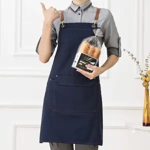 CHEEF ELITE Apron Masak Koki Celemek Masak Chef Apron barista Koki Chef Restoran - Cream