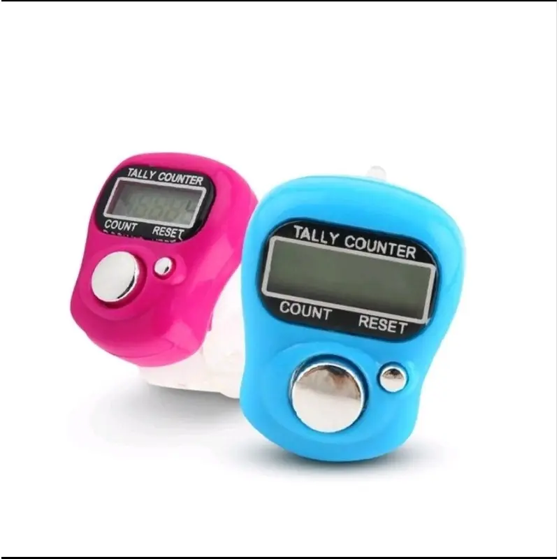 1PCS Tasbih Digital Mini Jari Alat Hitung Finger Electrik Tasbeh Tally Kecil LED A244 6