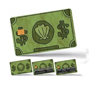 Calcomanía con patrón de tarjeta de crédito, calcomanía antideslizante y creativa impermeable, calcomanía autoadhesiva antirrayas para tarjeta de crédito