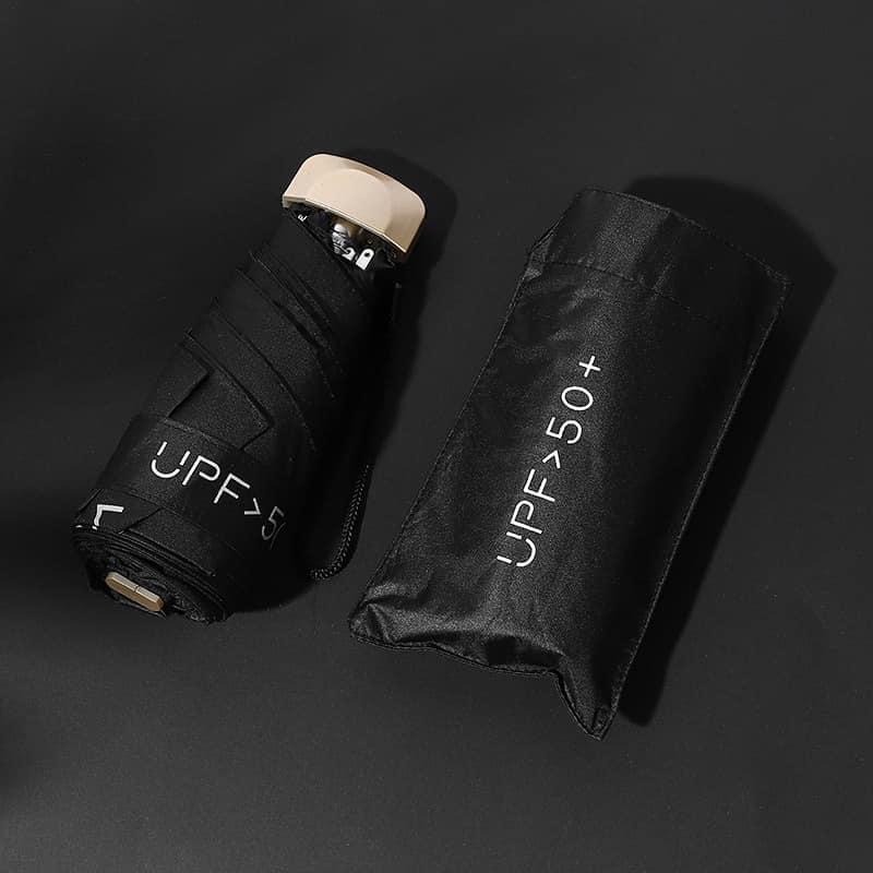 Product Introduction of Dual-use Sunny Umbrella Light Weight Super Mini Five-fold Umbrella UV Protection Folding Sunshade 42