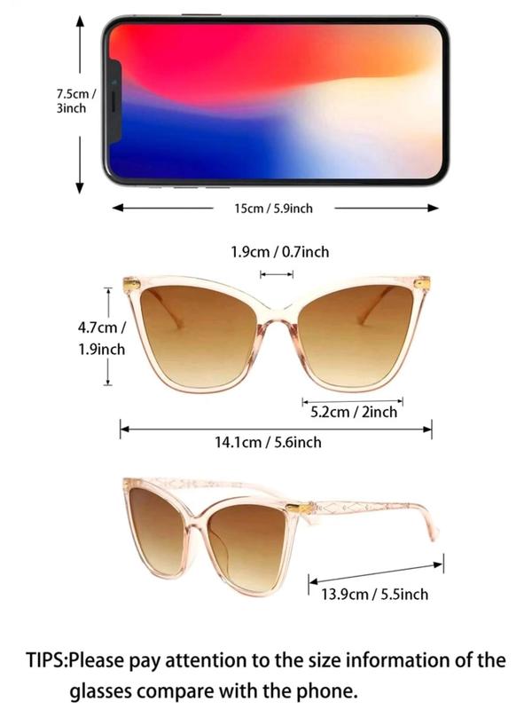 Unisex Square Frame Sunglasses, Simple Style Plain Color Sunglasses, Summer Outfits Trendy Casual Brown Sunglasses for Everyday Use, Modern Fashion Accessories for Outdoor Activities 1