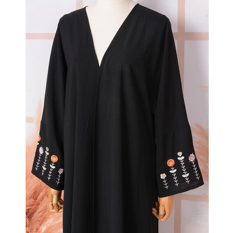 Abaya Trkiye, Hàng Mới Về, Phong Cách Hồi Giáo, Thêu, Đầm Áo Choàng Thường Ngày Áo Cardigan, Trang Phục Nữ 2